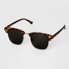 Men's Retro Browline Sunglasses - Goodfellow & Co™ : Target