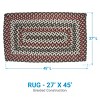 Park Designs Limestone Braided Indoor Rug 27" x 45" - 4 of 4