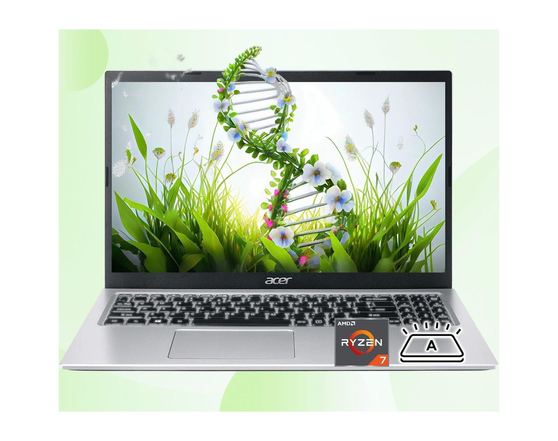 Acer Aspire 3 15.6" FHD IPS Laptop, AMD Ryzen 7 7730U, 16GB RAM, 512GB SSD, Windows 11 Pro, Pure Silver