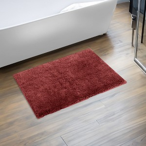 Haven Collection Bathroom Rug 100% Polyester Tufted Bath Mat, Non-Slip TP Rubber Backing, Machine Washable Bath Rug - 1 of 2