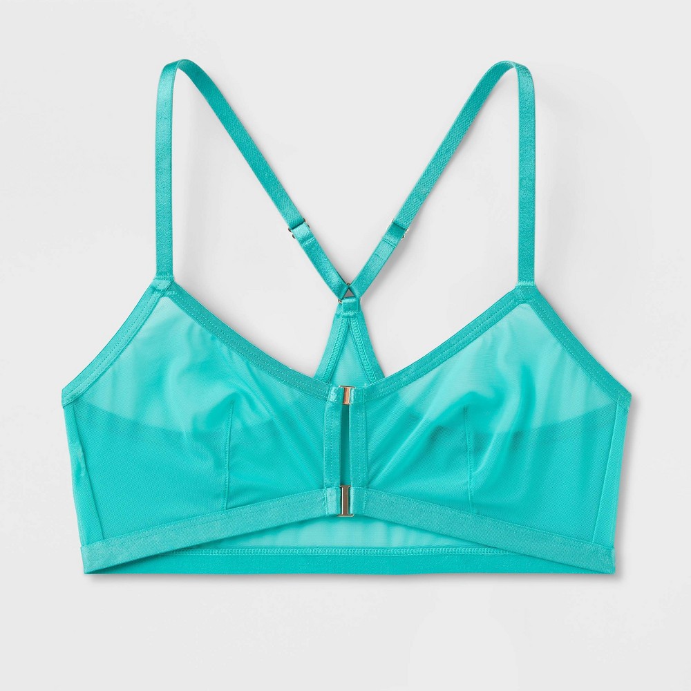 women's mesh triangle bralette - auden™ jade xs