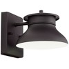 John Timberland Industrial Modern Wall Light Sconces Set of 2 Painted Black Hardwired 7" LED Fixture for Bedroom Bathroom Vanity - 3 of 4