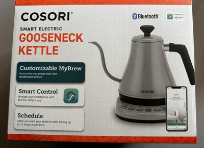COSORI Electric Gooseneck Kettle Smart Bluetooth w Variable Temperature  Control