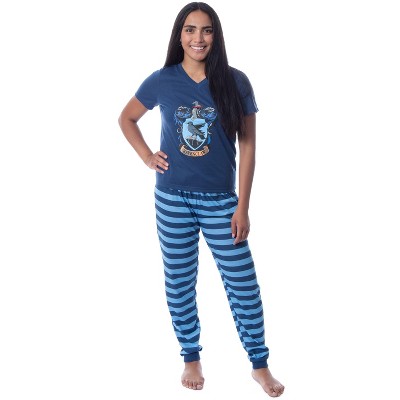 Velour Harry Potter® Pyjamas for Girls - blue dark solid with design, Girls