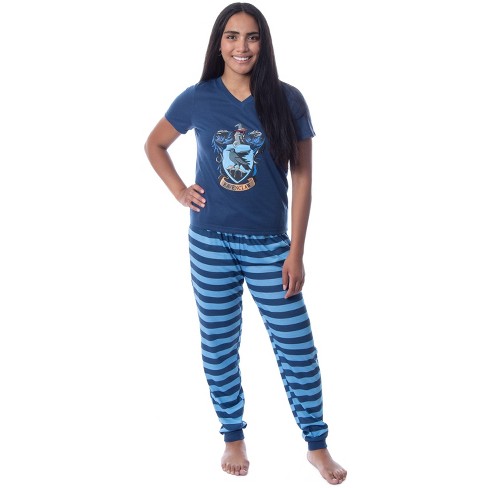 Intimo Harry Potter Womens Ravenclaw Crest Jogger Pajama Set all Houses xxxl Blue Target