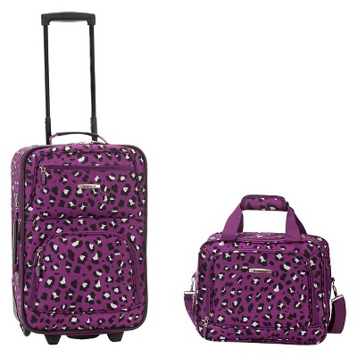 cheetah print suitcase