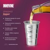 Innovine Stepped Jigger, Durable Satin Metal Finish Drink Measuring Tool, Perfect for Margarita, Whiskey Sour, Martini, Cocktail Accessories, Set of 1 - 2 of 4