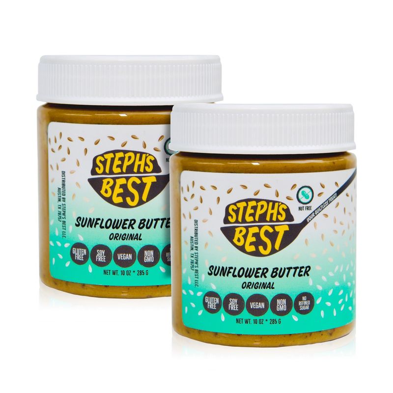 Steph’s Best Vegan Sunflower Seed Butter - Gluten-Free, Nut-Free, Soy-Free Spread, 1 of 10