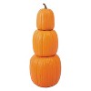ATC 22 3/4" Nested Orange Plastic Pumpkins Halloween Decoration - 2 of 2