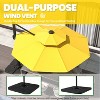 Hyleory 9x9 ft. Squire Cantilever Umbrella - 2 of 3
