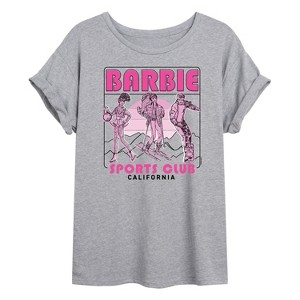 Women's - Barbie - Sports Club Oversized Graphic T-Shirt - 1 of 4