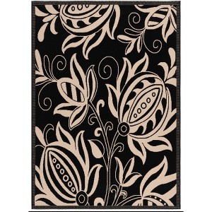 Courtyard CY2961 UV & Stain Resistant Non-Shedding Power Loomed Indoor/Outdoor Rugs - Safavieh - 1 of 4