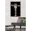 Trends International Portrait of a Giraffe Framed Wall Poster Prints - 2 of 4