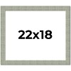 PosterPalooza | Sculpted Blue Picture Frame - UV Acrylic, Backing Board, Hanging Hardware Included - 2 of 4