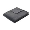 Royal Velvet 60"x70" Luxe Faux Rabbit Fur Throw in Gift Box Gray - 3 of 4