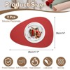 Unique Bargains Silicone Teardrop Shape Heat-Resistant Placemats 2 Pcs - 2 of 4