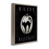 Stupell Industries Happy Halloween Cat & Pumpkin Floating Frame Canvas Art, Brown, 18" x 18" - 2 of 4