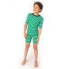 Mightly Kids' Fair Trade 100% Organic Cotton Tight Fit Shorite Pajamas Set - 2 of 3