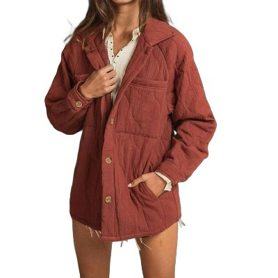 Women's Quilted Raglan Jacket - BiBi