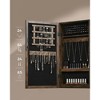 SONGMICS Jewelry Cabinet Armoire with Mirror Jewelry Storage Organizer Box Wall-Mounted Space Saving - 2 of 4