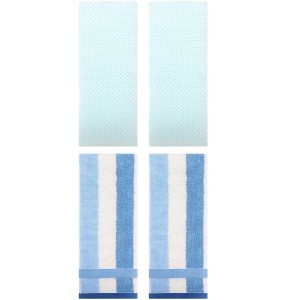 REGALWOVEN 4 Pcs Bathroom Hotel and Spa Waffle Cotton Hand Towels - 1 of 4