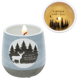 Pavilion Gift Company - My Heart - 11 oz - 100% Soy Wax Reveal Candle Scent: Tranquility - Flame Candles - 1 of 4