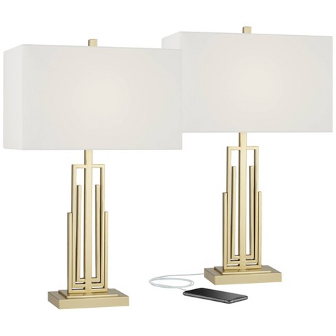 Tall gold hot sale table lamps