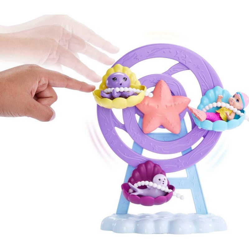 Barbie Mermaid Doll Nurturing Playset with Merbaby Octopus and Seal, 2 of 7