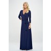 WEST K Women's Grace Faux-Wrap Maxi Dress with Tie Waist - 2 of 3