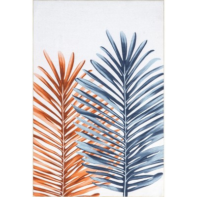 Nuloom Auri Double Palm Indoor/Outdoor Machine Washable Area Rug
