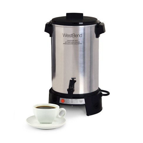 Better Chef 50-Cup Stainless Steel Commercial/Residential Coffee Urn in the  Coffee Makers department at