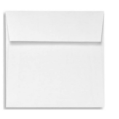 LUX 5 x 5 Square Envelopes 2 11/16 x 3 11/16 White Linen 8505-WLI-50