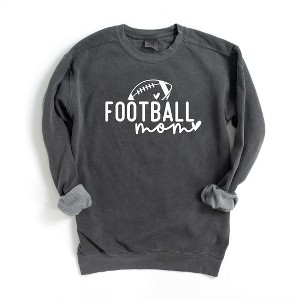 Simply Sage Market Women's Graphic Sweatshirt Football Mom Ball - 1 of 2