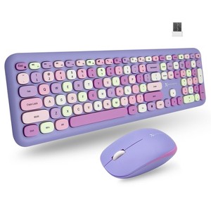 X9 Performance 110-Key Wireless RF Colorful Keyboard and Mouse Combo for PC - 1 of 4