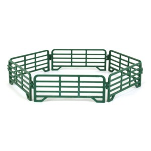 3D to Scale 1/64 6 Pack of 3D Printed Green Plastic Interlocking Fence Panels 64-318-GR - 1 of 1