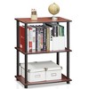 Furinno 3-Tier Industrial Bookcase Compact Bookshlef Multipurpose Open Storage Shelf Display Rack - 3 of 4