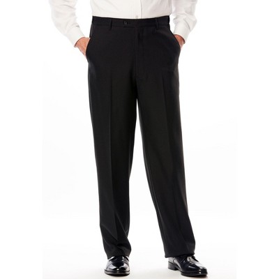 KingSize Easy Movement Plain-Front Expandable Dress Pants