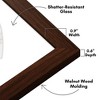 Americanflat Picture Frame with Oval Mat Insert and Shatter-Resistant Glass - Signature Collection - Photo Frame for Wall Display - 3 of 4