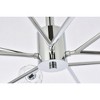 Elegant Lighting Graham 10 - Light Pendant in  Chrome - 2 of 4