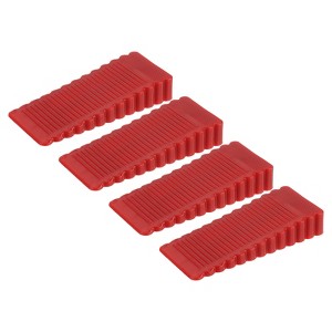 Unique Bargains ABS Anti-Slip Mini Size Wide Applications Door Stop 4 Pcs - 1 of 4