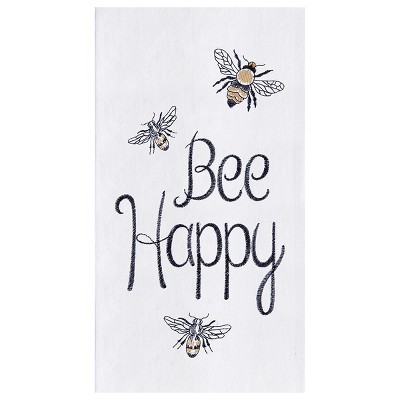 C&F Home Bee Happy Flour Sack Cotton Kitchen Towel