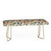 Marta Barragan Camarasa Butterflies In The Meadow Bench - Deny Designs - 4 of 4