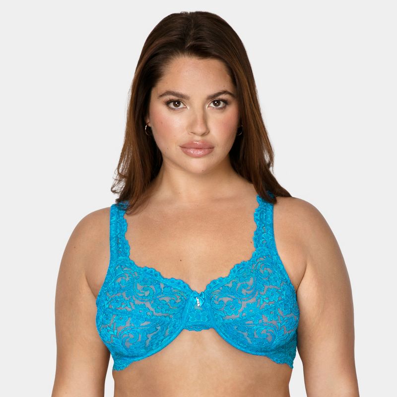 Smart & Sexy Women's Signature Lace Unlined Underwire Bra 2-Pack, 3 of 6