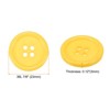Unique Bargains Resin Craft Snap Round Flat 4-Hole Sewing Buttons 50 Pcs - 2 of 4