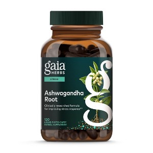 Gaia Herbs Ashwagandha Root - Supports a Healthy Response to Stress, the Immune System, and Restful Sleep - 1 of 4