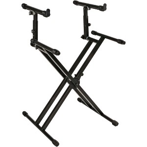 Quik-Lok Double-Tier Double-Braced Keyboard Stand - 1 of 1