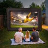 VEVOR 16FT Inflatable Projector Screen, Inflatable Movie Screen Outdoor with 250W Air Blower Projector Screen Oxford Fabric Material, Black - 2 of 4