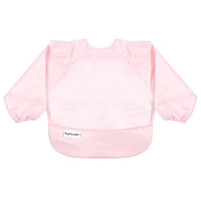 Tiny Twinkle Mess-Proof/Waterproof Long-Sleeve Baby Bib, Machine Washable Smock for Eating