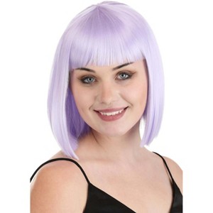 HalloweenCostumes.com One Size Fits Most  Women  Light Purple Bob Wig, Purple - 1 of 3
