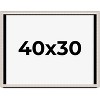 PosterPalooza | Minimalist Shadow Box Silver Picture Frame - UV Acrylic, Backing Board, Hanging Hardware - 2 of 4